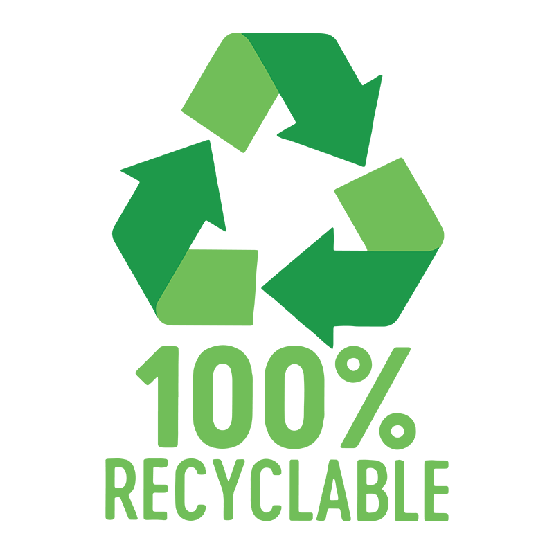 100% Recyclable