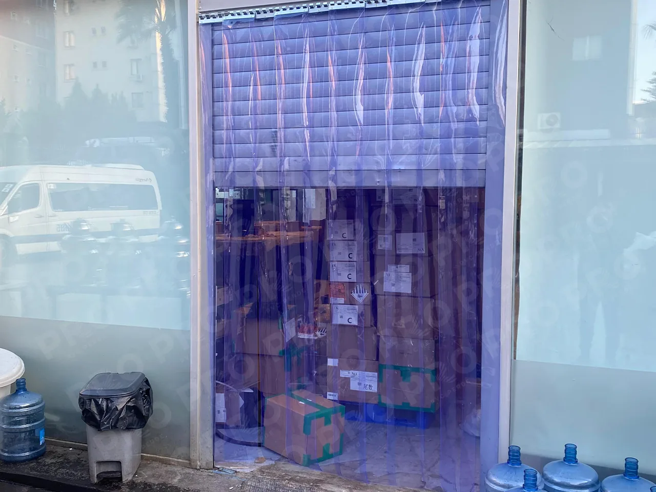 Yükleme Rampası PVC Şerit Perde Uygulaması uygulama görseli